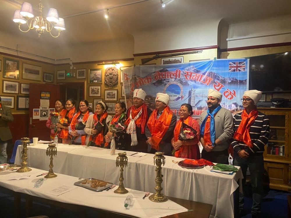बर्न्टओक नेपाली समाजमा खमिरजड गुरुडको अध्यक्षतामा नया कार्य समिती चयन